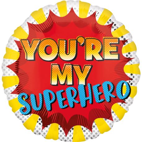 Balon foliowy "You'Re My Superhero" 43cm