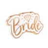 Pin emaliowany Bride rose gold