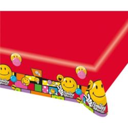 balony, balony na hel, dekoracje balonowe, balony Łódź, balony z nadrukiem, Obrus Smiley Comic 120x180 cm