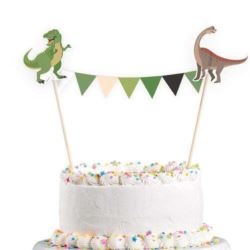 Dekoracja na tort Szczęśliwy Dinozaur, 1 szt.