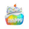 Balon foliowy Tort HAPPY, 60x50 cm