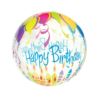 Balon kryształowy, Happy Birthday (balony i świecz