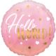 Balon foliowy standard Pink Baby Girl 43cm