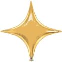 Balon foliowy Starpoint, złoty 20" QL SST