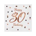 Serwetki B&C Happy 30 Birthday