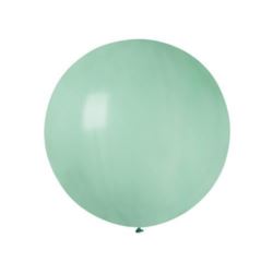balony, balony na hel, dekoracje balonowe, balony Łódź, balony z nadrukiem, Balon G220 kula 60 cm, turkusowo-zielona 1 szt.