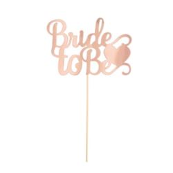 Toppery na Wieczór Panieński Bride To Be rose gold