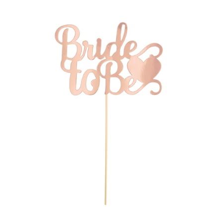 Toppery na Wieczór Panieński Bride To Be rose gold