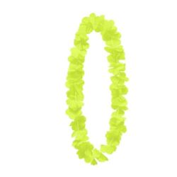 Naszyjnik hawajski, żółty, 100 cm