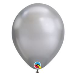 Balon QL 11", chrom srebrny / 10 szt.
