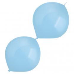 balony, balony na hel, dekoracje balonowe, balony Łódź, balony z nadrukiem, Balony lateksowe do girland Błękitne 50szt 30cm