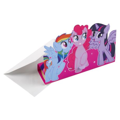 Zaproszenia z kopertami My  Little Pony / 8szt.