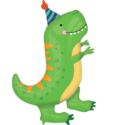 Balon foliowy Dino-Mite Party 66 cm x 86 cm