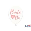 Balony 30cm, Bride to be, Crystal Clear