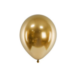 Balony Glossy 30cm, złoty / 10szt.