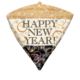 Balon, foliowy diament "Happy New Year"