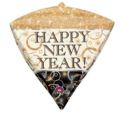 Balon, foliowy diament "Happy New Year"