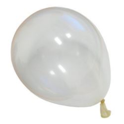 Balon A50 pastel 6" - "transparent" / 100 szt.