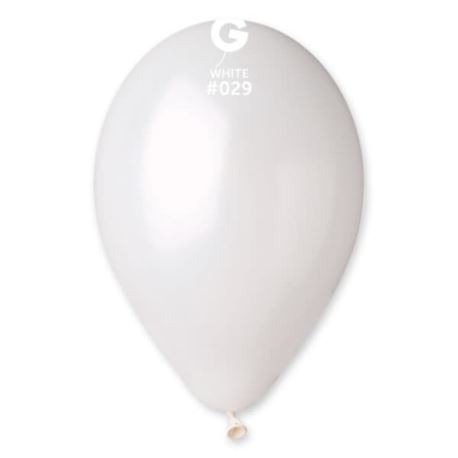 Balon GM110 pastel 12" - "perłowo-biały" / 100 szt