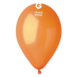 Balon GM110 metal 12" - "pomarańczowy" / 100 szt