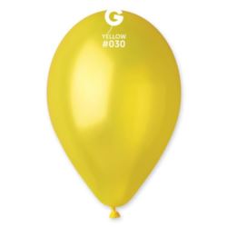 Balon GM110 metal 12" - "żółty" / 100szt.