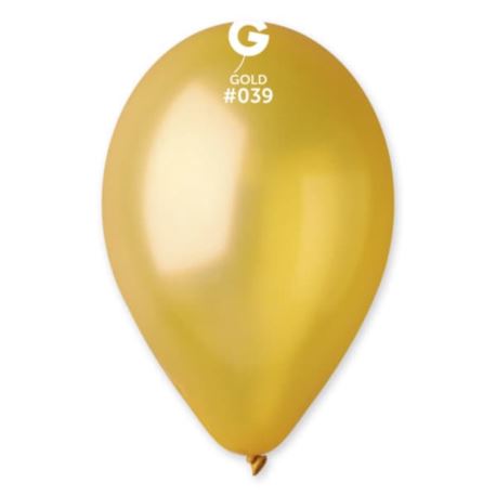 Balon GM90 metal 10" - "złoty" / 100 szt.