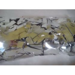 Płatki confetti folia 30mik metalizowana srebrna