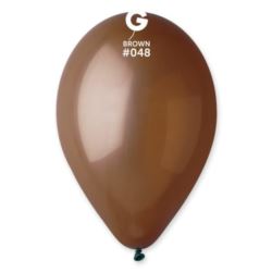 Balon G110 pastel 12" - "brązowy" / 100 szt.