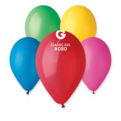 Balon G110 pastel 12"- mix kolorów / 100 szt