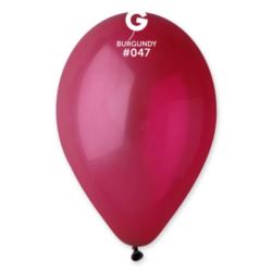 Balon G90  pastel 10" - "bordowy" / 100 szt.