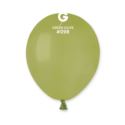 Balon A50 pastel 5"- zielone oliwkowe 98/ 100 szt.