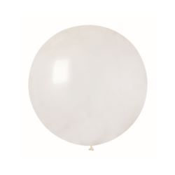 Balon G40, kula pastelowa transparentna, 100cm
