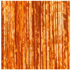 Kurtyna dekoracyjna 100x250 cm - pomarańczowa