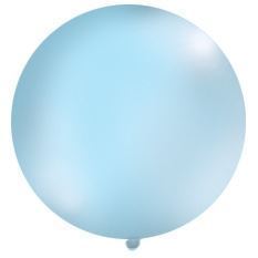 balony, balony na hel, dekoracje balonowe, balony Łódź, balony z nadrukiem, Balon G220 kula 60 cm, błękitny