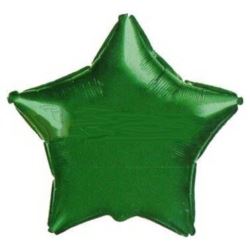 Balon, foliowy 18" FX - "Gwiazda" - zielony