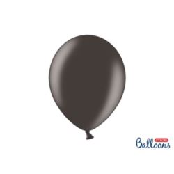 Balony Strong 30cm Metallic Black, 100 szt.