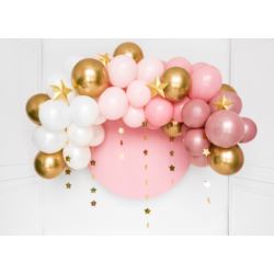 Girlanda balonowa - różowa, 200cm