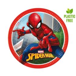 Talerzyki papierowe Spiderman Crime Fighter (Marve