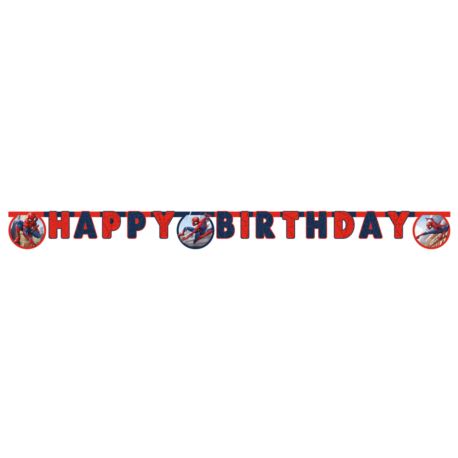 Banner Spiderman Crime Fighter - Happy Birthday, 2