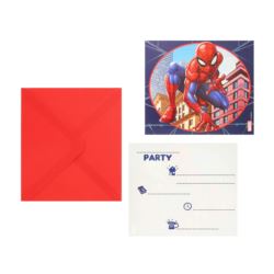 Zaproszenia z kopertami Spiderman Crime Fighter, 6