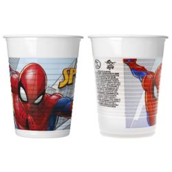 Kubeczki plastikowe (WM) Spiderman Crime Fighter,