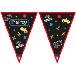Banner Gaming Party, flagi, 230cm