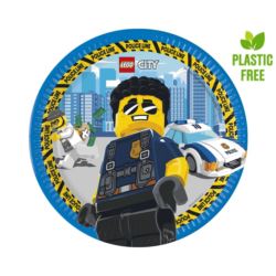 Talerzyki papierowe Lego City, 23cm, 8 szt. (plast