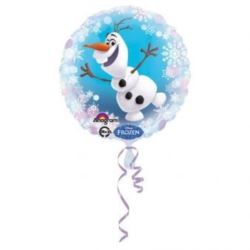 balony, balony na hel, dekoracje balonowe, balony Łódź, balony z nadrukiem, Balon, foliowy 43 cm "Frozen Olaf"