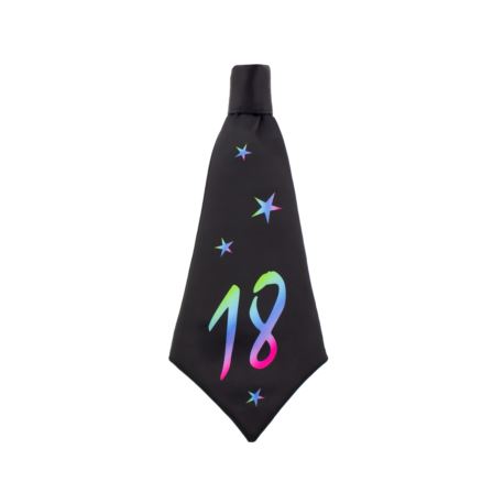 Krawat urodzinowy B&C 18, rozm. 42x18 cm