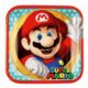 Talerze Super Mario 23 x 23 cm / 8szt.