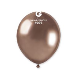 Balony AB50 shiny 5 cali - różowo-złote/ 100 szt.