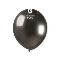 Balony AB50 shiny 5 cali - grafitowe/ 100 szt.