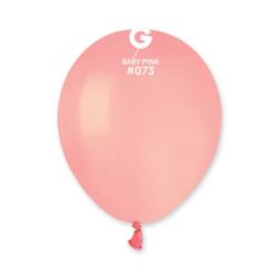 Balon A50 pastel 5" - "różowy delikatny" 100 szt.