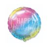 Balon foliowy 18" FX - Birthday, gradient
